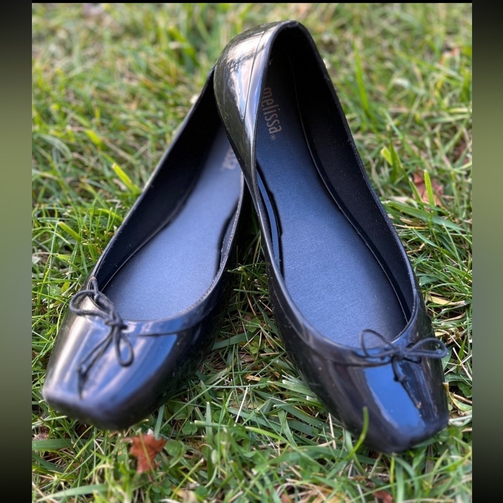 Mini Melissa Black Ballet Flat